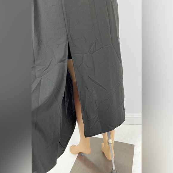 Black Belted Long Sleeve Cardigan - Picture 8 of 9